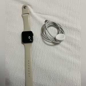 Black Apple Watch Series 3. 38mm. Charger included.